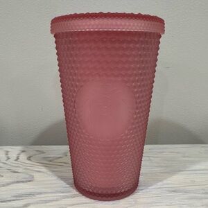 Starbucks Summer Collection 2022 Matte Sakura Studded 16oz Tumbler Pink
